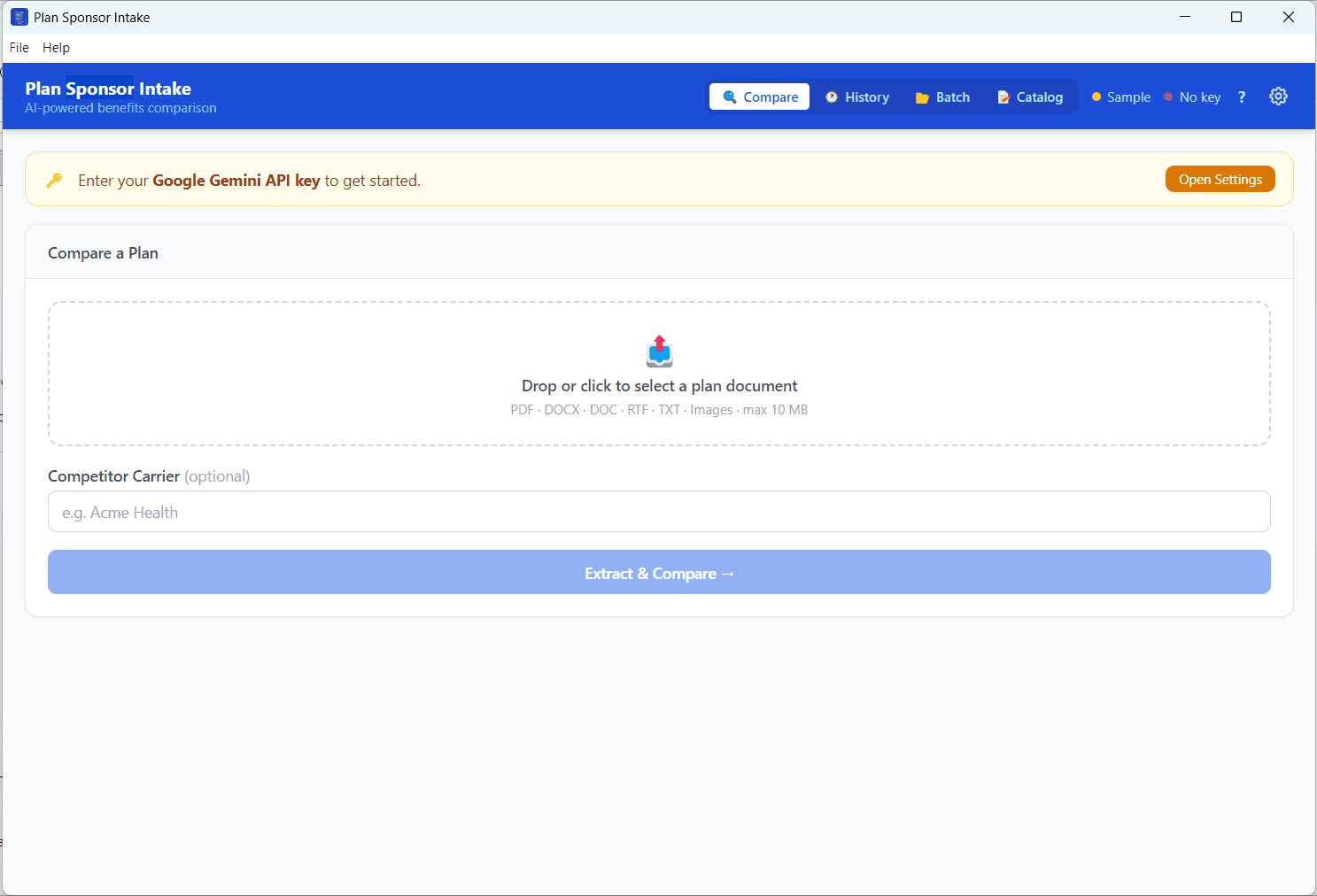 I Built a Desktop App That Reads Health Plan Documents and Finds Your Best Internal Match